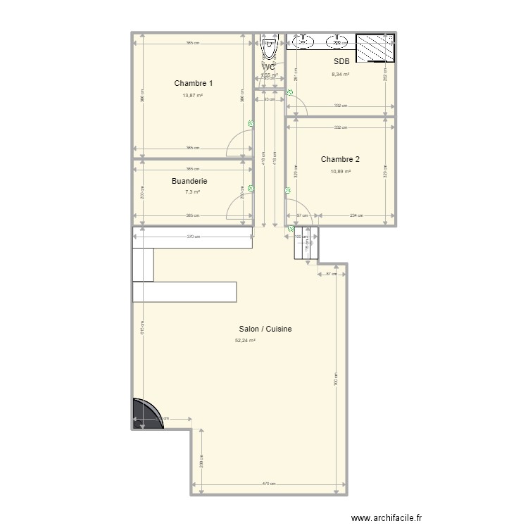 Hélène HAMON. Plan de 0 pièce et 0 m2