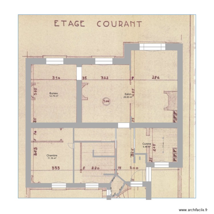 Caulaincourt Projet4. Plan de 0 pièce et 0 m2