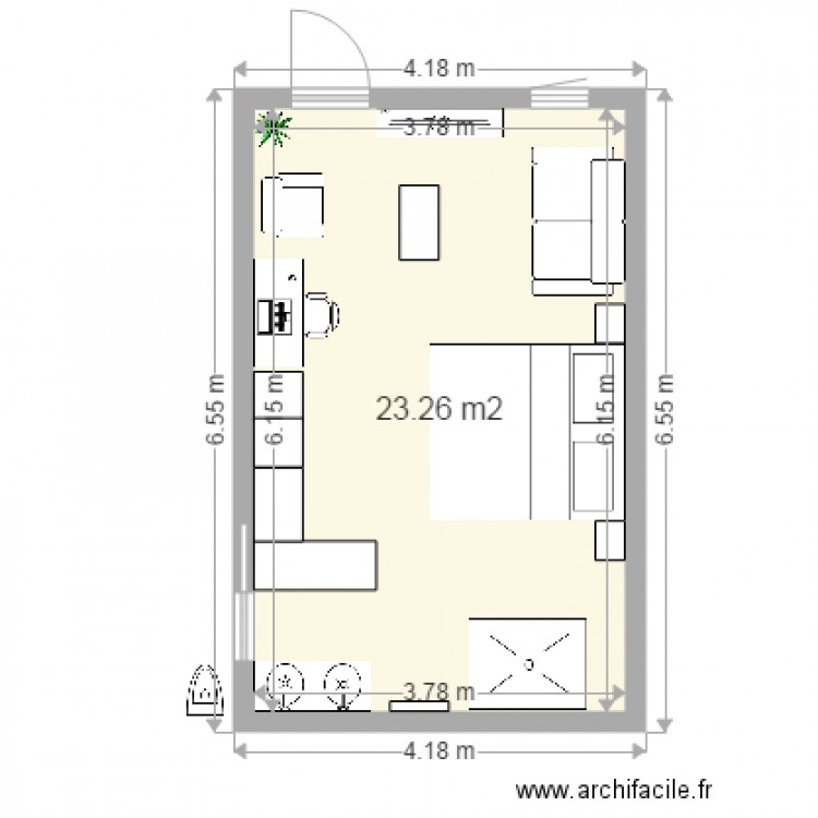chambre hotel 4. Plan de 0 pièce et 0 m2