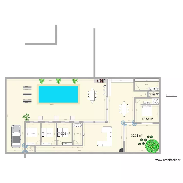 Maison de plage Mimizan VSteph. Plan de 