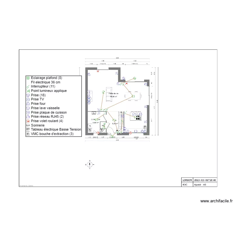 LORSOM. Plan de 