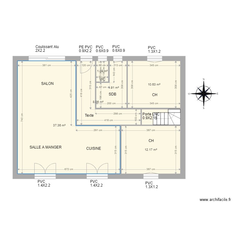 DA FONSECA. Plan de 0 pièce et 0 m2