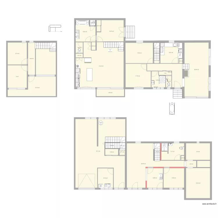 Maison PG 3. Plan de 