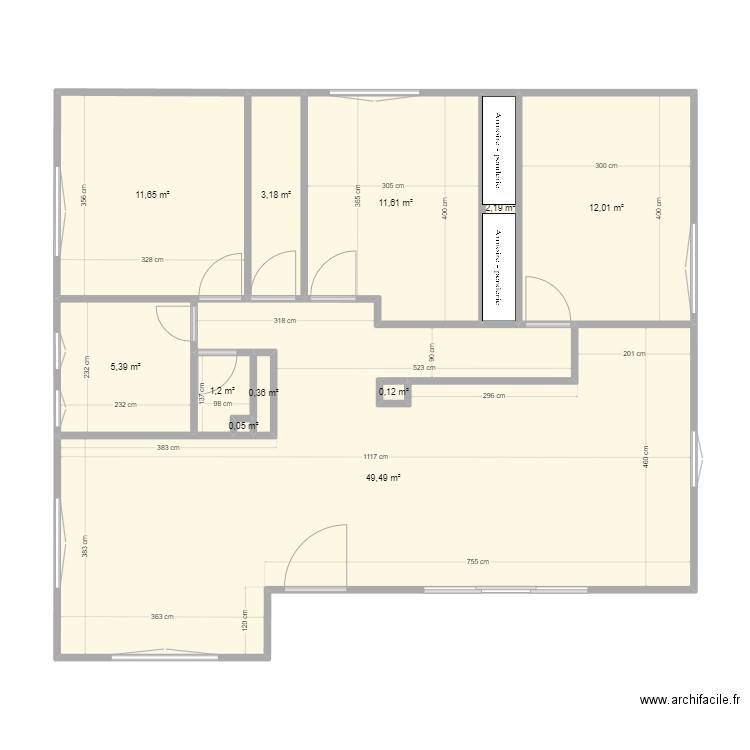 PRADAL. Plan de 0 pièce et 0 m2