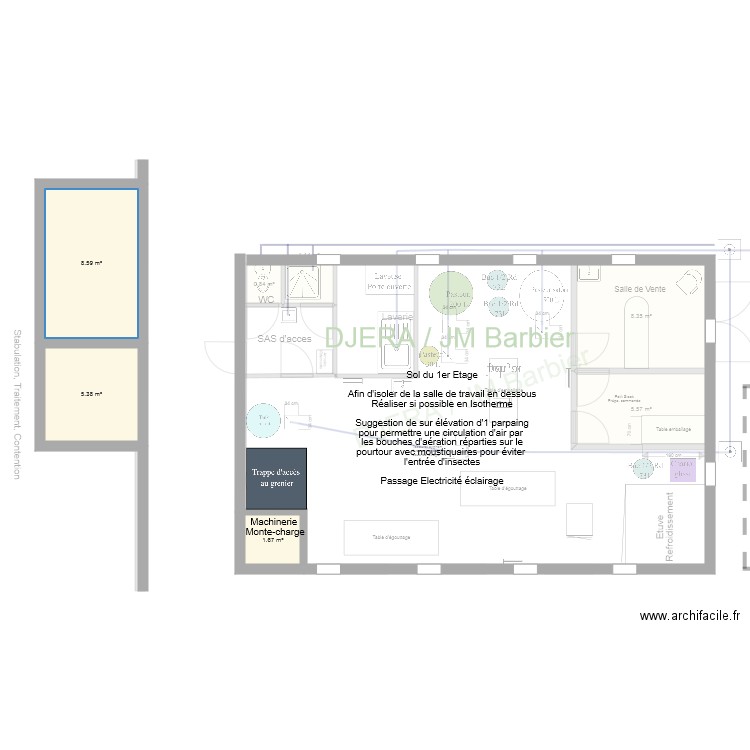 Laiterie vers 5. Plan de 0 pièce et 0 m2