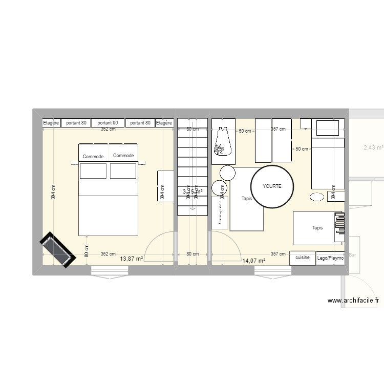 TASDON . Plan de 0 pièce et 0 m2