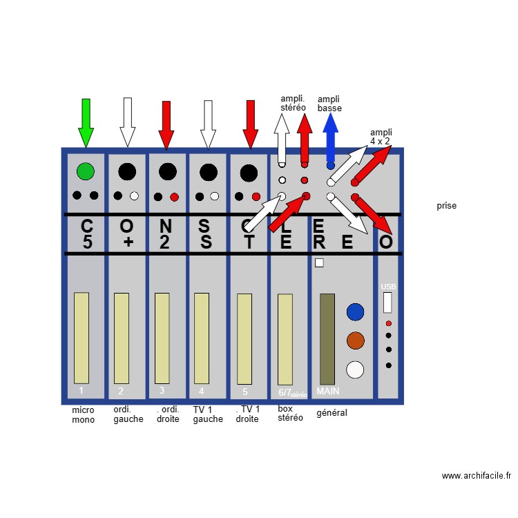 Console son 04. Plan de 0 pièce et 0 m2