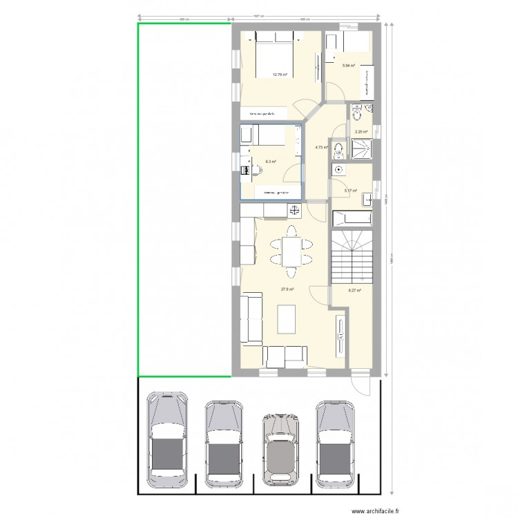 possible 1234. Plan de 0 pièce et 0 m2