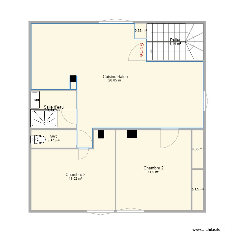 Paln Joli Paillé 1ER. Plan de 0 pièce et 0 m2