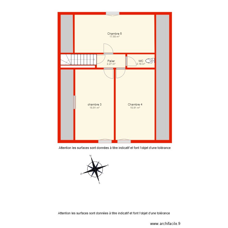 BI 4196 étage non côté. Plan de 0 pièce et 0 m2