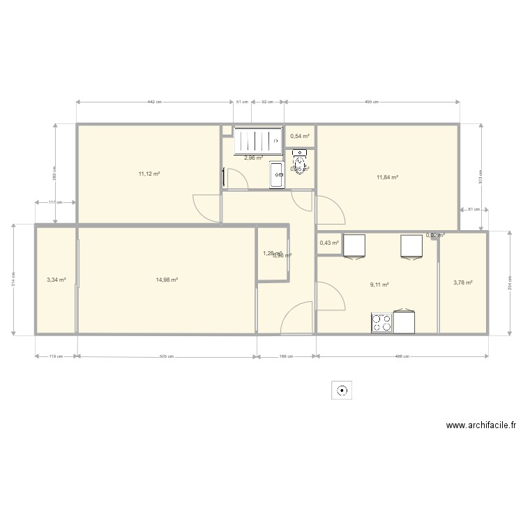 45 Chanelles 2. Plan de 0 pièce et 0 m2