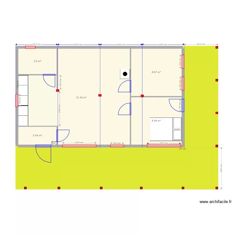 45 8 4 modulya. Plan de 45 8 4 modulya. Plan de