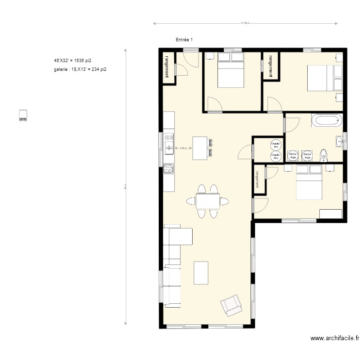 Cantin Girard Claudeee. Plan de 0 pièce et 0 m2