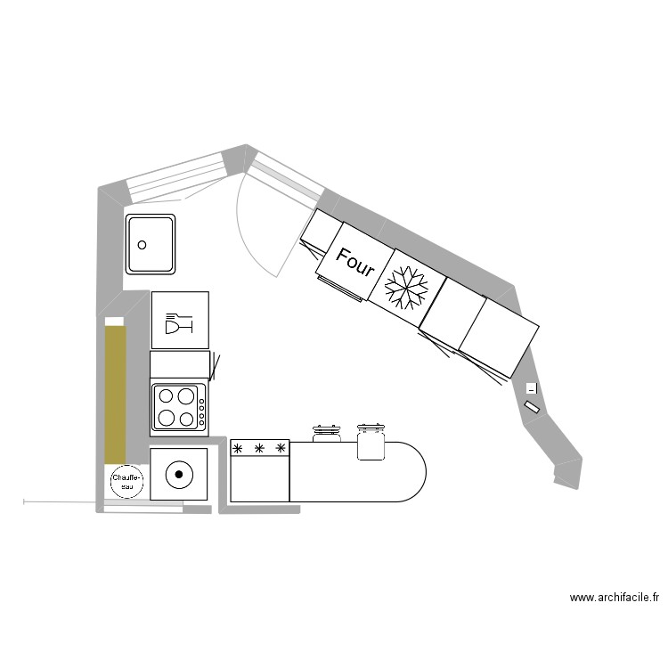 Cuisine projetB3bis2. Plan de 0 pièce et 0 m2