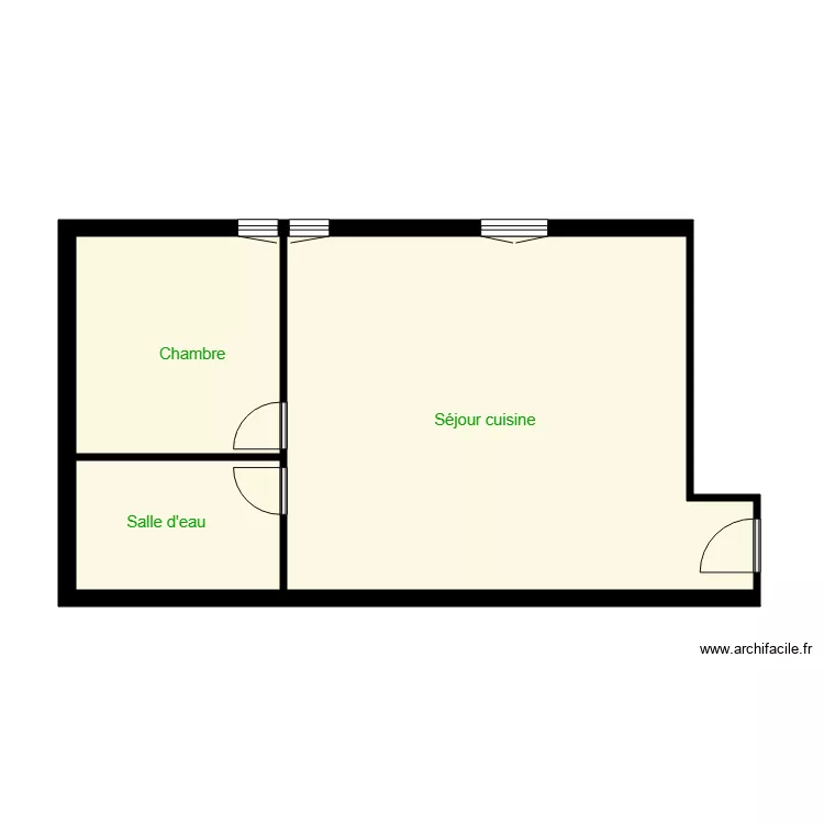 SCI DES AVRES. Plan de 