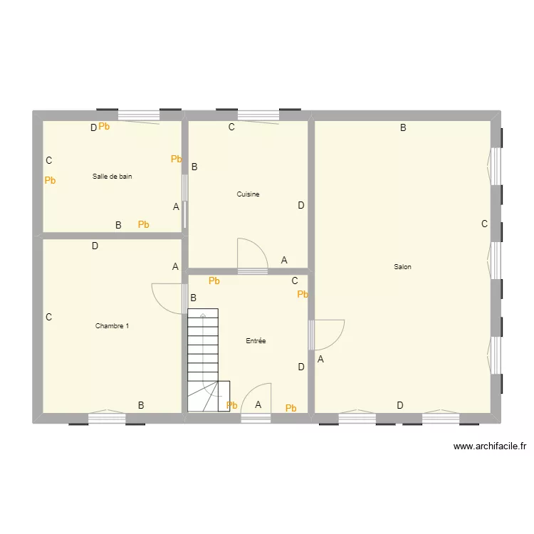 Croquis OSSWALD Rch. Plan de 