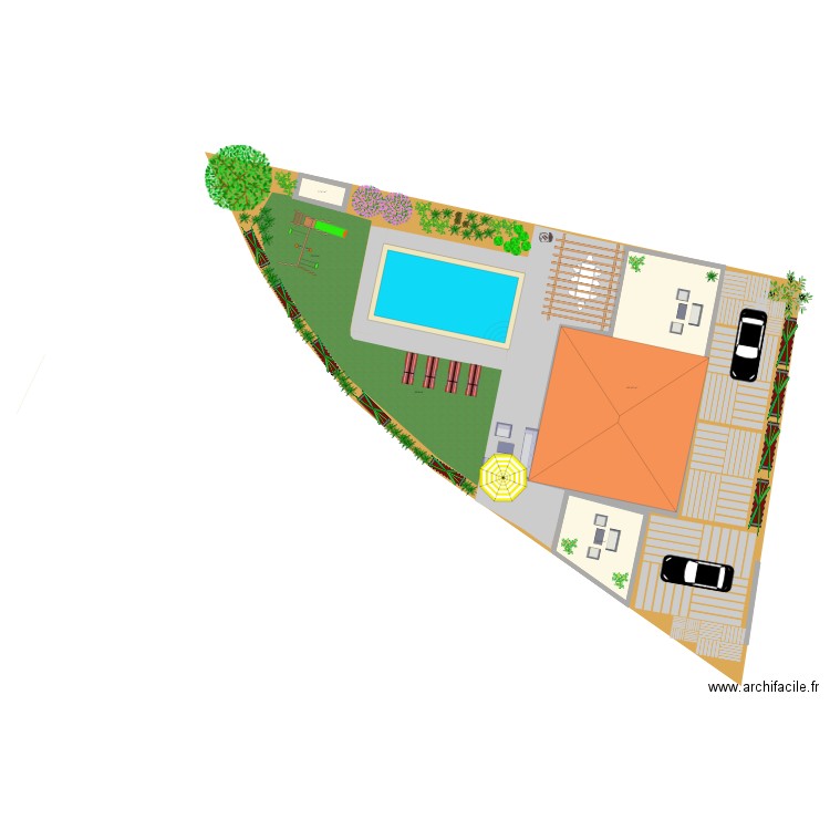 jardin2. Plan de 0 pièce et 0 m2