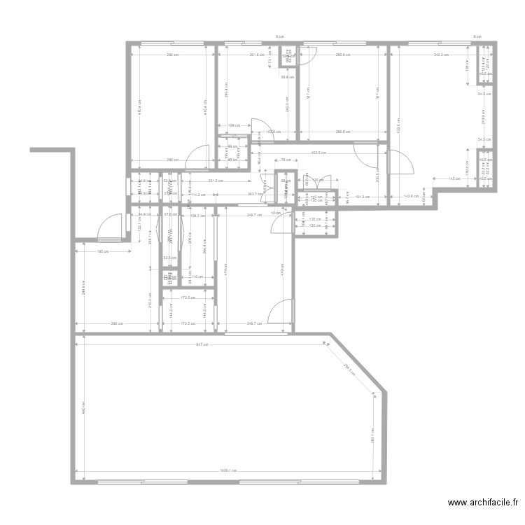 184 MESSIDOR ETAT ACTUEL. Plan de 0 pièce et 0 m2