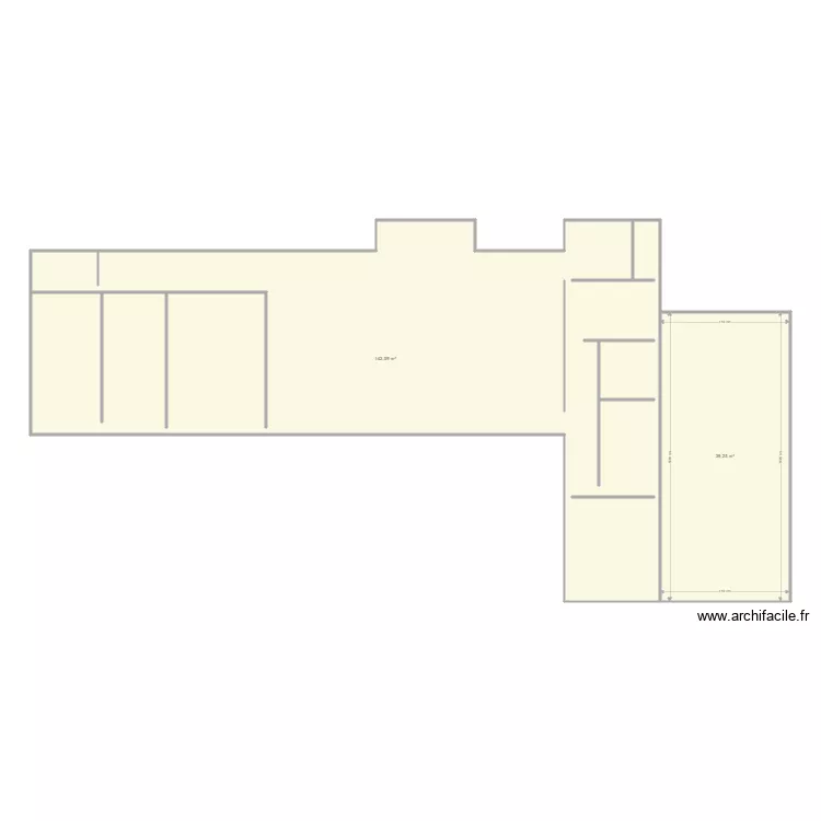 roche dpe 1383. Plan de 