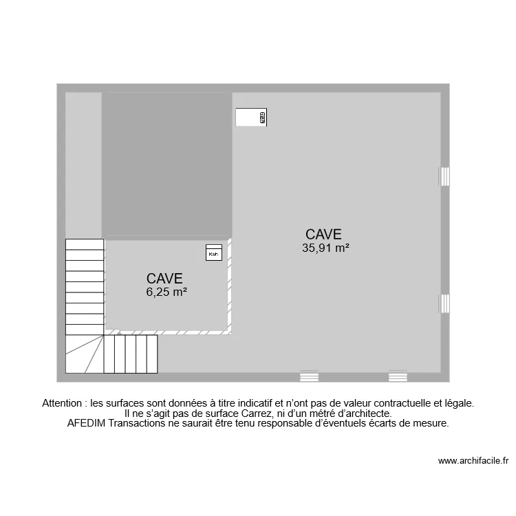 BI 7530 CAVE. Plan de 
