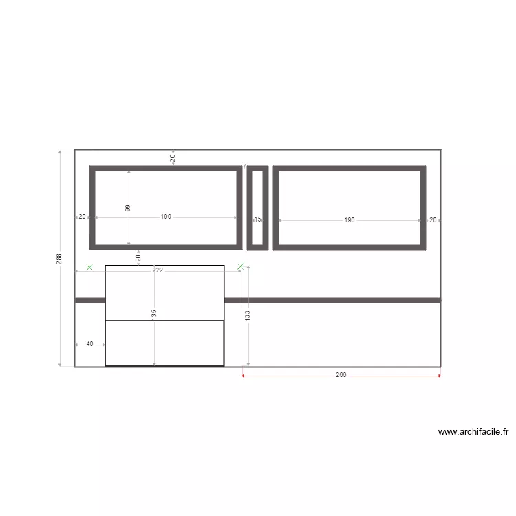 villebois murs parents. Plan de 