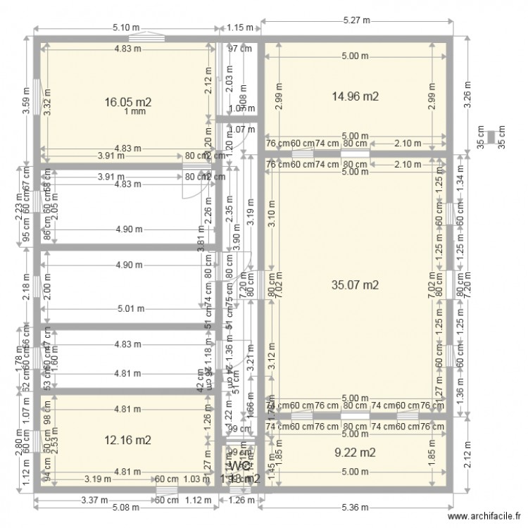 PLAN DE NOTRE MAISON 2. Plan de 0 pièce et 0 m2