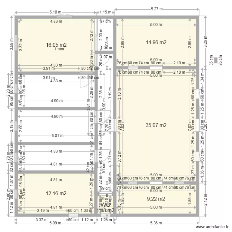 PLAN DE NOTRE MAISON 2. Plan de 
