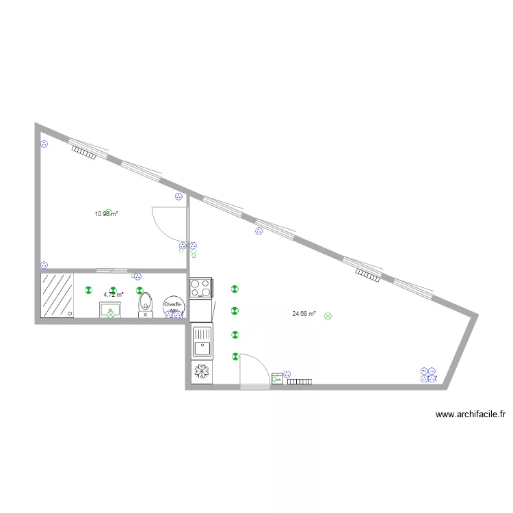 T2 Exposition Est  Paris Montparnasse. Plan de 