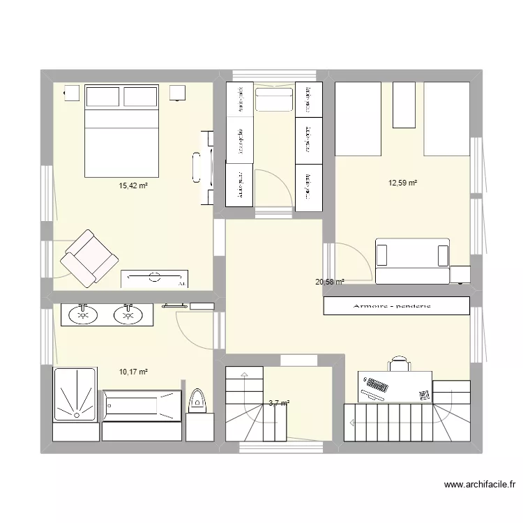 lingo etage. Plan de 