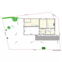 plan terrain avec plantes et terrasse 03 10 2019
