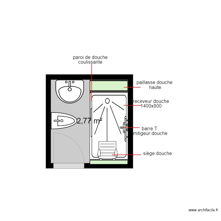 GAGUECHE. Plan de 0 pièce et 0 m2