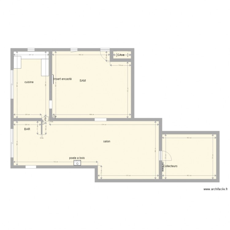 maison chauffage sol. Plan de 0 pièce et 0 m2