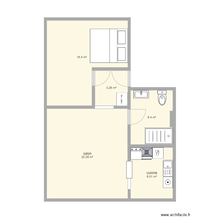 2eme etage 24. Plan de 0 pièce et 0 m2