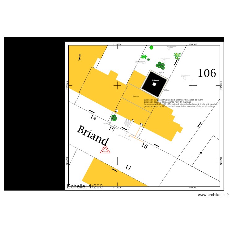 plan de masse 2. Plan de 0 pièce et 0 m2