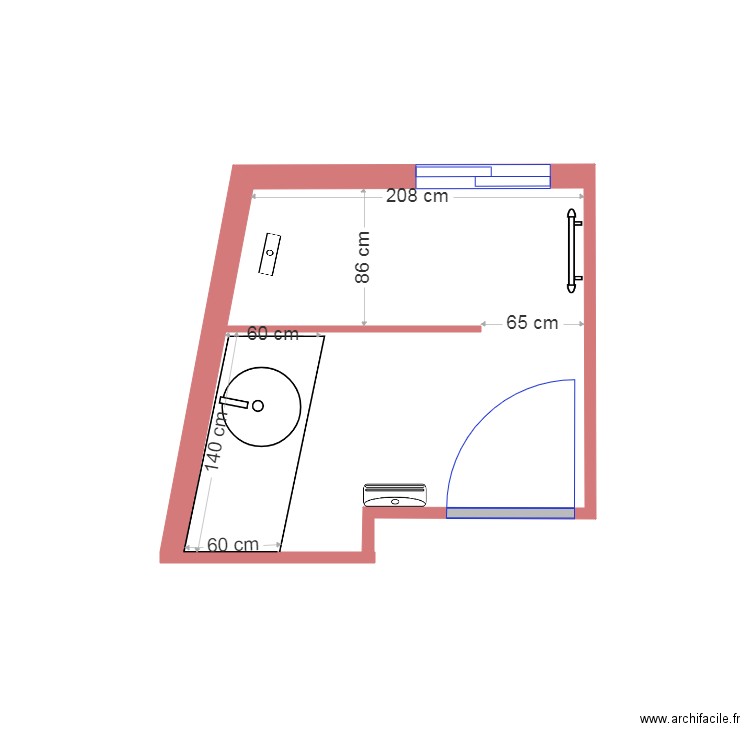 SALLE D EAU 1. Plan de 0 pièce et 0 m2