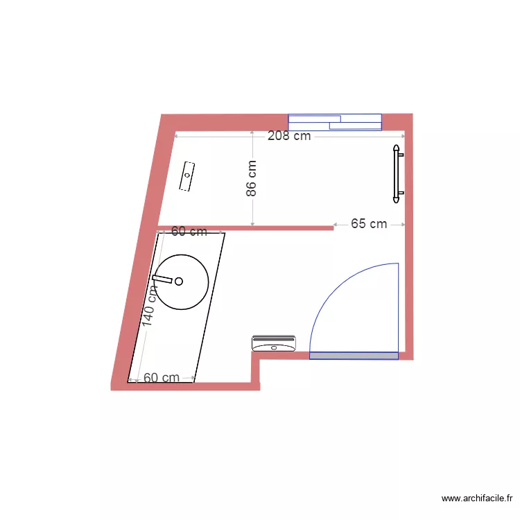 SALLE D EAU 1. Plan de 