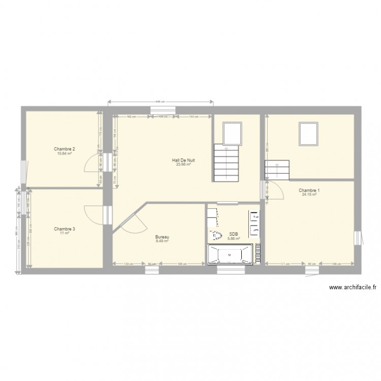 Maison Maleves rénovation complet . Plan de 0 pièce et 0 m2