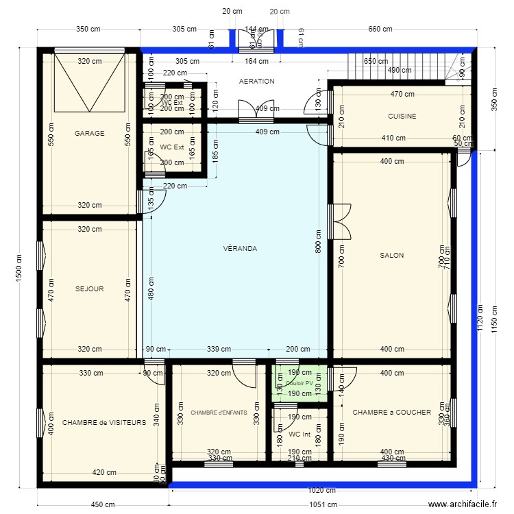 Terrain 15 x 15 Client 44129610 V2. Plan de 0 pièce et 0 m2