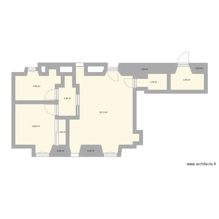 logements locatifs Lavignac 1. Plan de 11 pièces et 55 m2