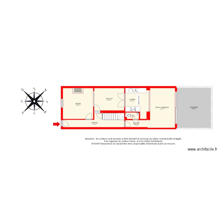 BI 6567 RDC. Plan de 0 pièce et 0 m2