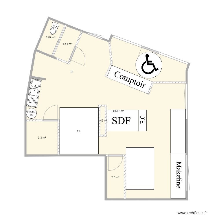 SAINT MICHEL. Plan de 0 pièce et 0 m2