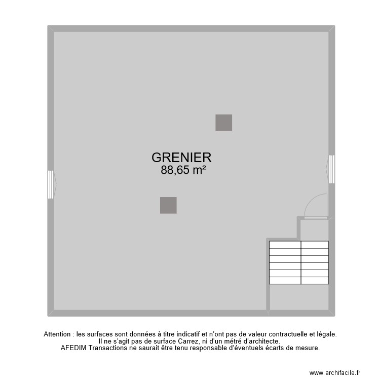 BI 7880 GRENIER . Plan de 0 pièce et 0 m2