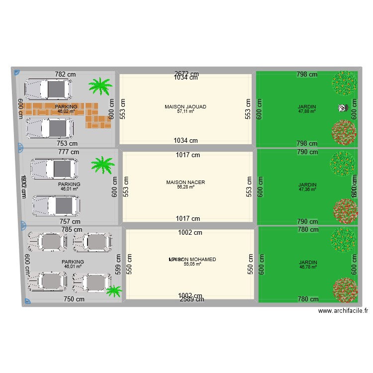 PLAN 2. Plan de 10 pièces et 925 m2