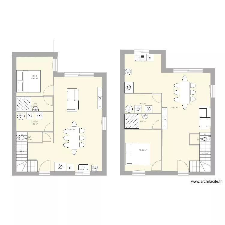 Ma maison. Plan de 