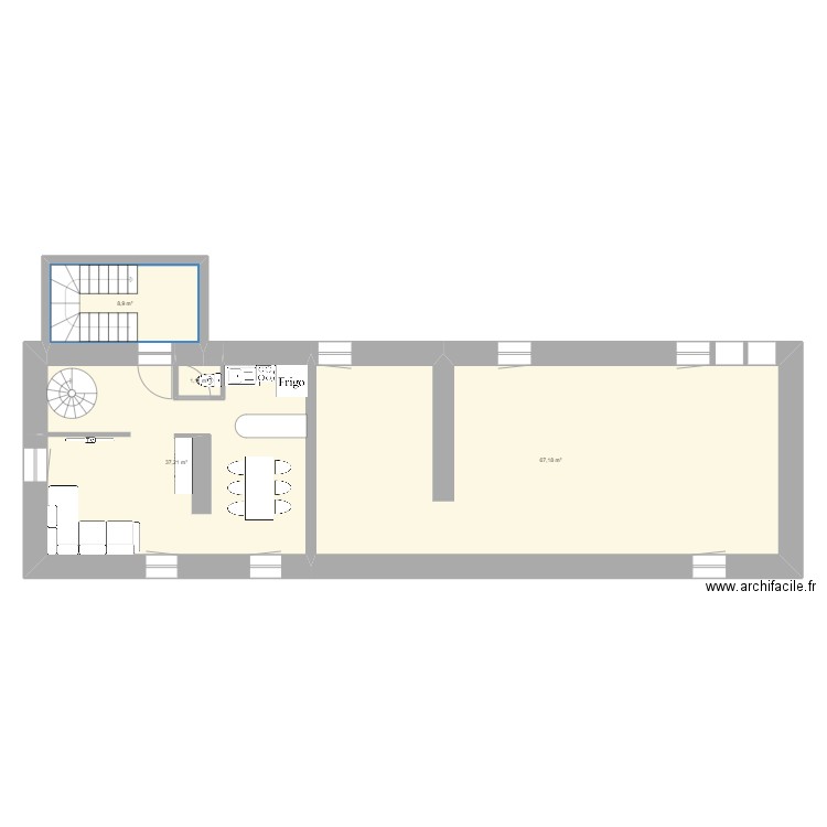 Projet Luxeuil - Option 1 . Plan de 0 pièce et 0 m2