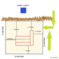 LES 4 CONTAINERS SUR LE TERRAIN