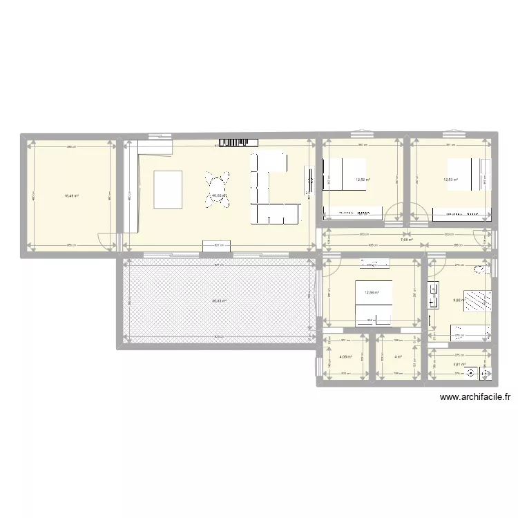 test maison. Plan de test maison. Plan de