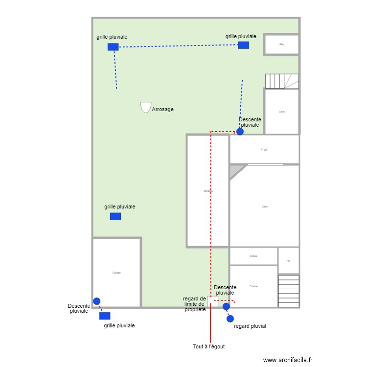 bonnet rdc. Plan de 0 pièce et 0 m2