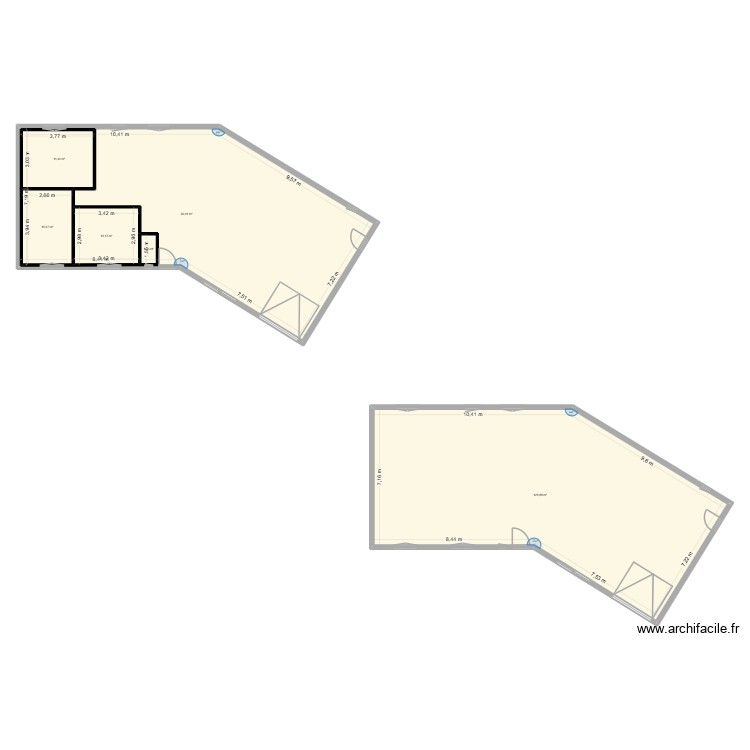 Fabrice extension. Plan de 0 pièce et 0 m2