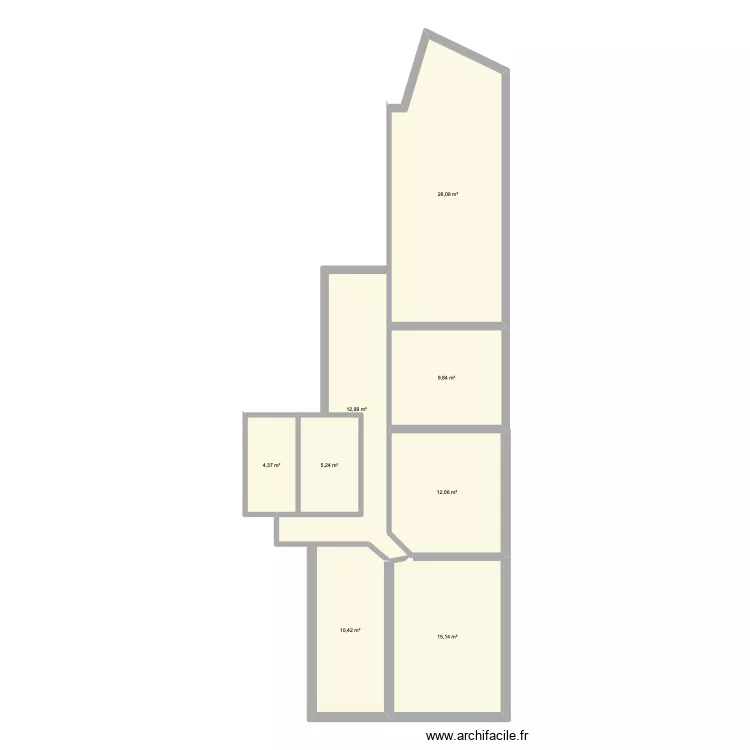 sagasta. Plan de 8 Pièces et 96 m² sagasta. Plan de 8 Pièces et 96 m²